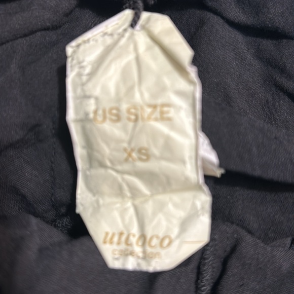 NWT Utcoco XS Black Pants - Picture 3 of 3